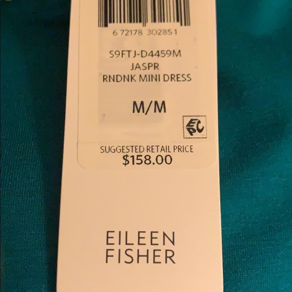 Eileen Fisher -  Fine Tencel Stretch Jersey Dress - Picture 10 of 10